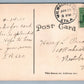 MILWAUKEE RIVER WI ANTIQUE POSTCARD