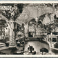 PARIS CAFE SHEHEREZADE INTERIOR VINTAGE REAL PHOTO POSTCARD RPPC