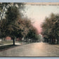 DELAWARE OH NORTH FRANKLIN STREET 1908 ANTIQUE POSTCARD