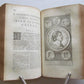 1751 SUETONIUS TWELVE CEAESARS ILLUSTRATED antique BLINDSTAMPED VELLUM BINDING