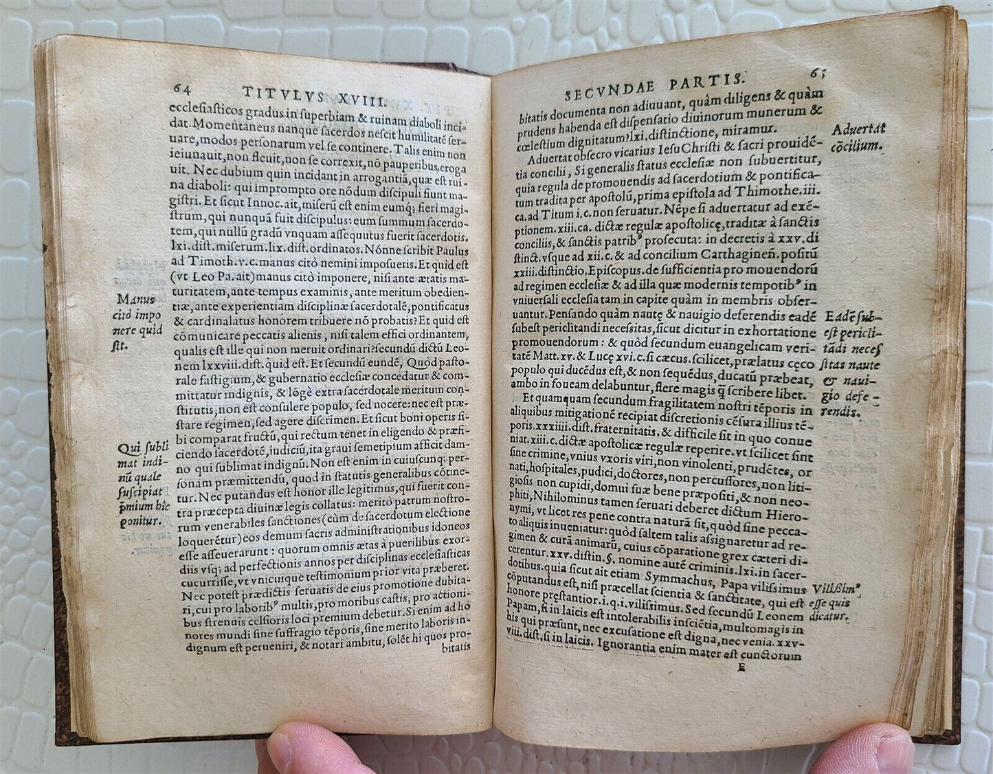 1545 Tractatus de modo generalis Concilii celebrandi antique RARE 16th century