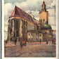 LWOW LEMBERG POLAND UKRAINE KOSCIOL BERNARDYNOW ANTIQUE POSTCARD artist signed