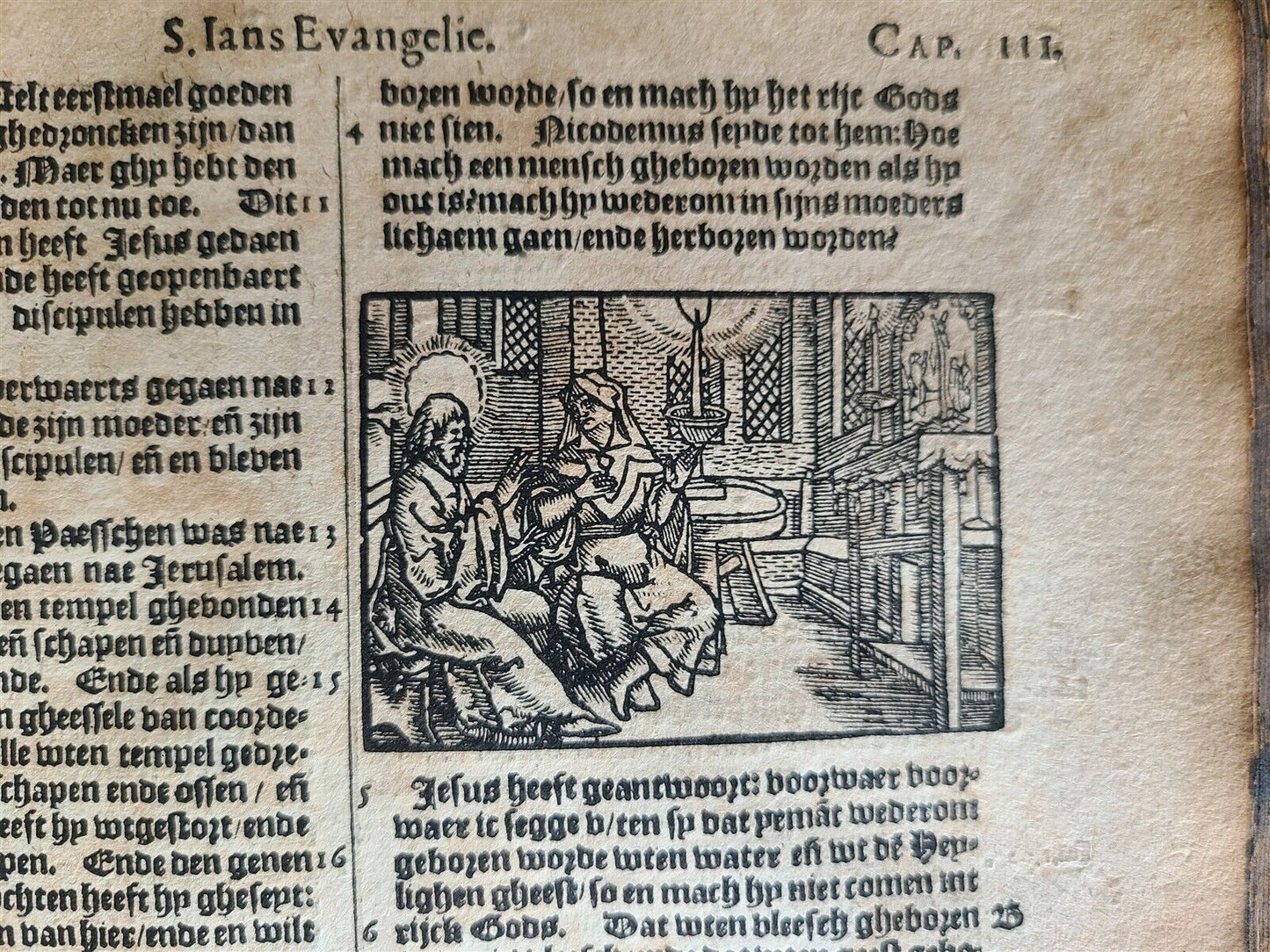 1599 BIBLE in DUTCH MOERENTORF BIBLIA SACRA FOLIO ILLUSTRATED antique 16th CENT.