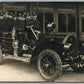 FIREFIGHTERS FIRE ENGINE CAR ANTIQUE REAL PHOTO POSTCARD RPPC AUXILIARY SQUAD