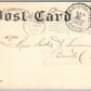 LANCASTER PA N.DUKE STREET UNDIVIDED 1906 ANTIQUE POSTCARD