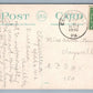 WASHINGTON PA POST OFFICE 1916 ANTIQUE POSTCARD