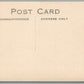THOMASTON ME BIRDS EYE VIEW OF RIVER ANTIQUE REAL PHOTO POSTCARD RPPC