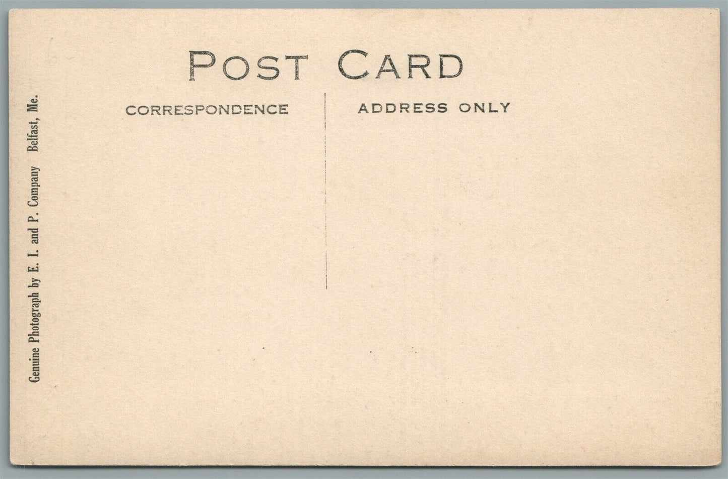 THOMASTON ME BIRDS EYE VIEW OF RIVER ANTIQUE REAL PHOTO POSTCARD RPPC