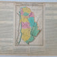 1822 MAP of UNITED PROVINCES of SOUTH AMERICA GEOGRAPHICAL HISTORICAL antique