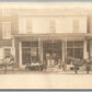 TOWN CONVENIENCE STORE FRONT ANTIQUE REAL PHOTO POSTCARD RPPC