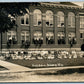 AUGUSTA WI HIGH SCHOOL ANTIQUE REAL PHOTO POSTCARD RPPC