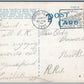 SWASTIKA MATHESON ESTATE COCONUT GROVE FL ANTIQUE 1931 POSTCARD AIR MAIL STAMP