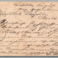 ARGENTINA 1884 ANTIQUE POSTCARD