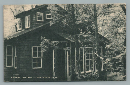 NORTHOVER CAMP CHUKMA COTTAGE NJ VINTAGE POSTCARD