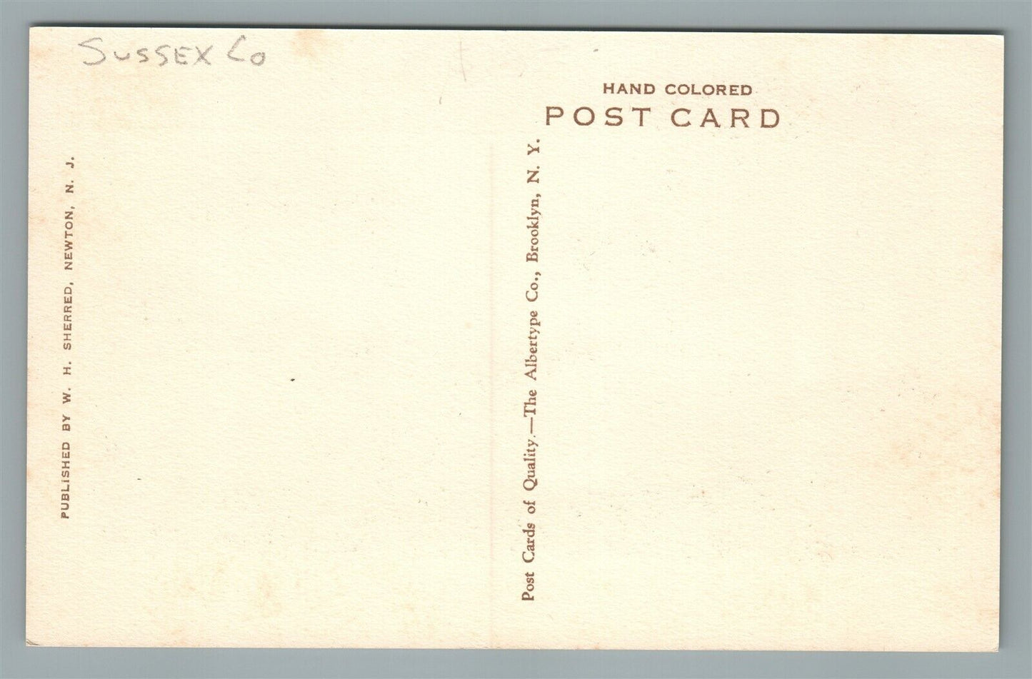 SWARTSWOOD NJ MAIN STREET SITE'S STORE ANTIQUE POSTCARD