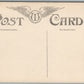 MONTROSE PA POST OFFICE ANTIQUE POSTCARD