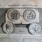 1725 USE of OILS OINTMENTS by GREEKS ROMANS JEWS antique ILLUSTRATED FOLIO