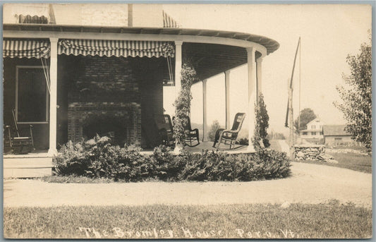 PERU VT BROMLEY HOUSE ANTIQUE REAL PHOTO POSTCARD RPPC