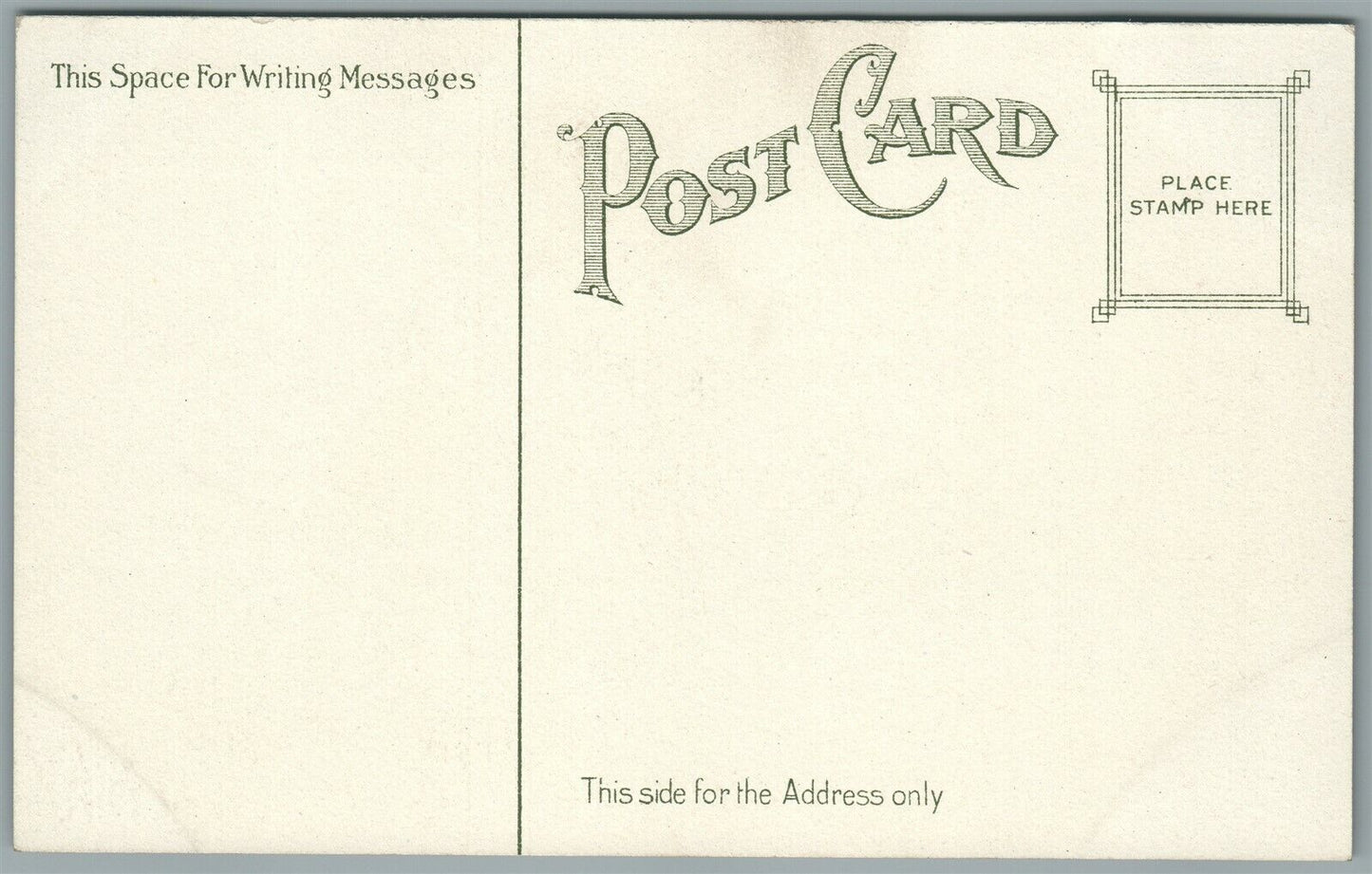 HARRISBURG PA MARKET STREET ANTIQUE POSTCARD