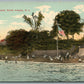 PERTH AMBOY NJ BAYARDS BEACH ANTIQUE POSTCARD