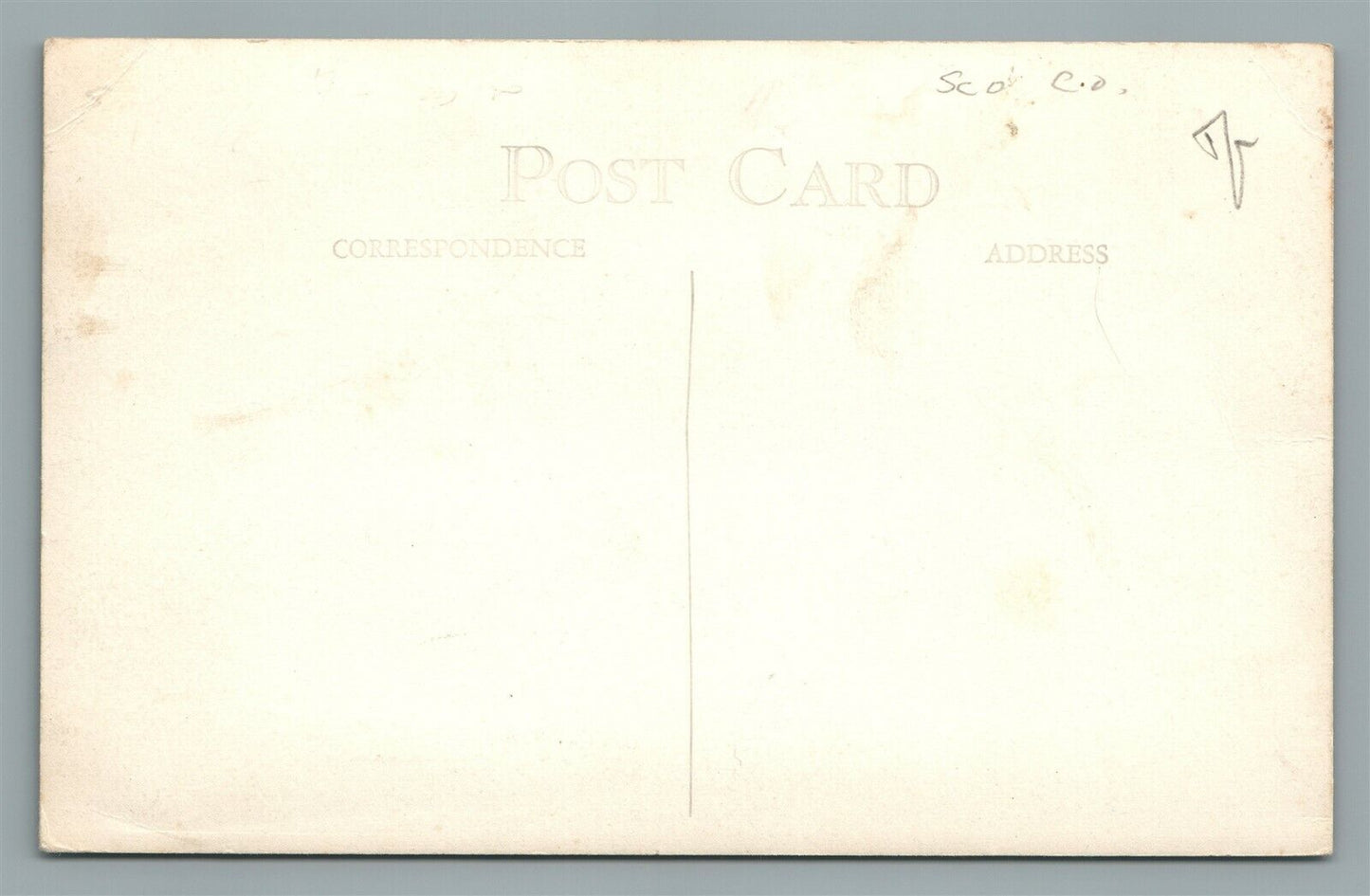 CHARLOTTEVILLE NY BIRDS EYE VIEW ANTIQUE REAL PHOTO POSTCARD RPPC