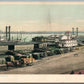 LOUISVILLE KY THE LEVEE ANTIQUE POSTCARD