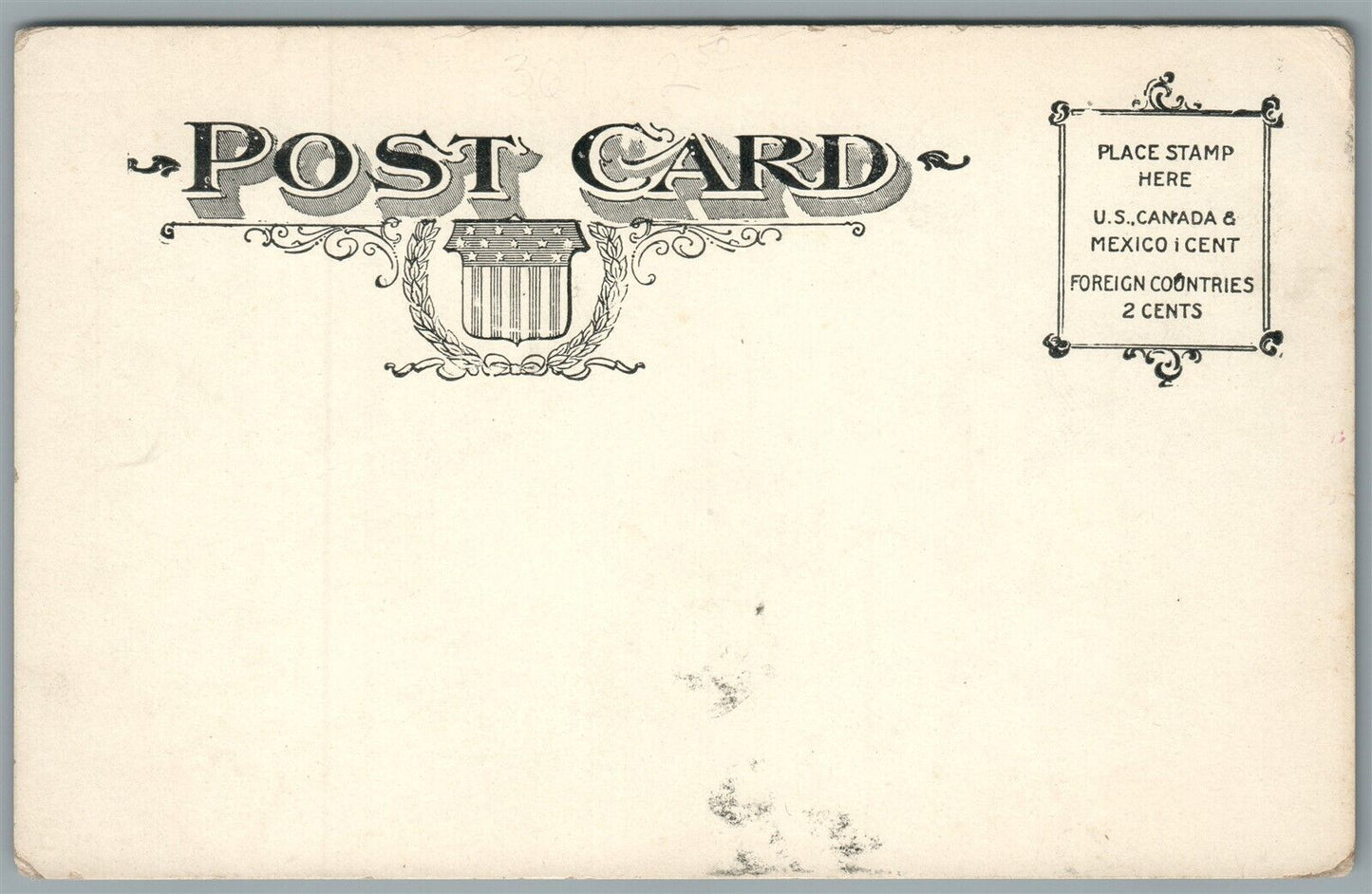 LINCOLN MONUMENT CHICAGO ANTIQUE POSTCARD