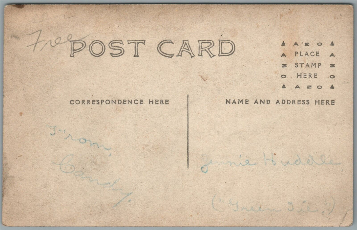 GIRLS IN 18th CENTURY STYLE DRESS ANTIQUE REAL PHOTO POSTCARD RPPC