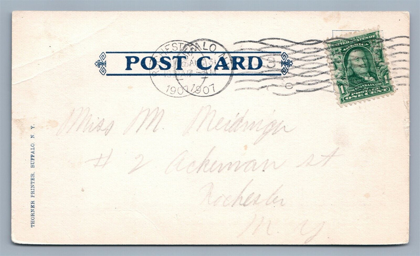 BUFFALO NY FLEISCHMANN'S VIENNA CAFE & RATHSKELLER MAIN STREET ANTIQUE POSTCARD