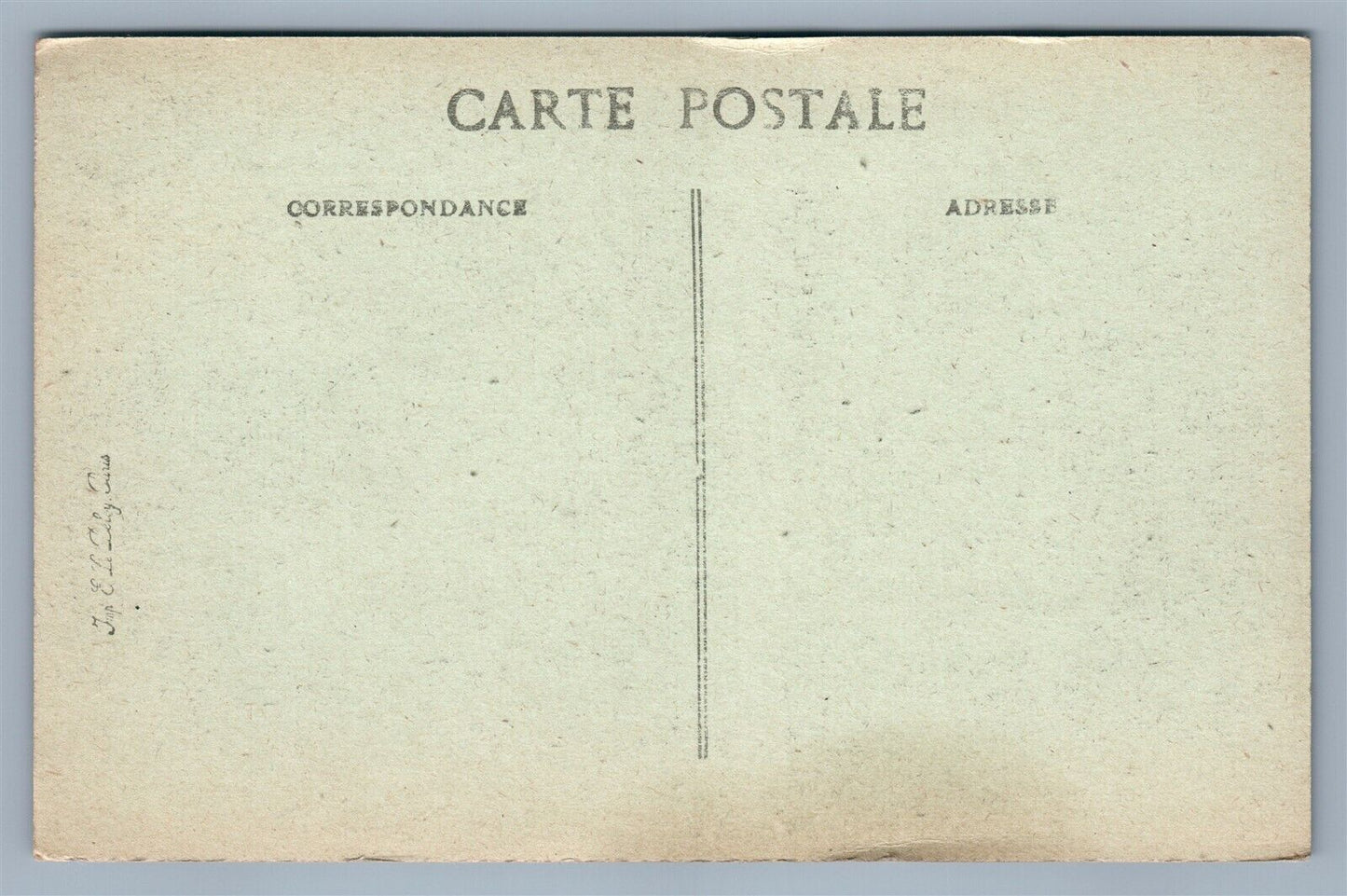 AMERICANS in FRANCE GENERAL PERSHING & ADMIRAL CLEAVES WWI ANTIQUE POSTCARD