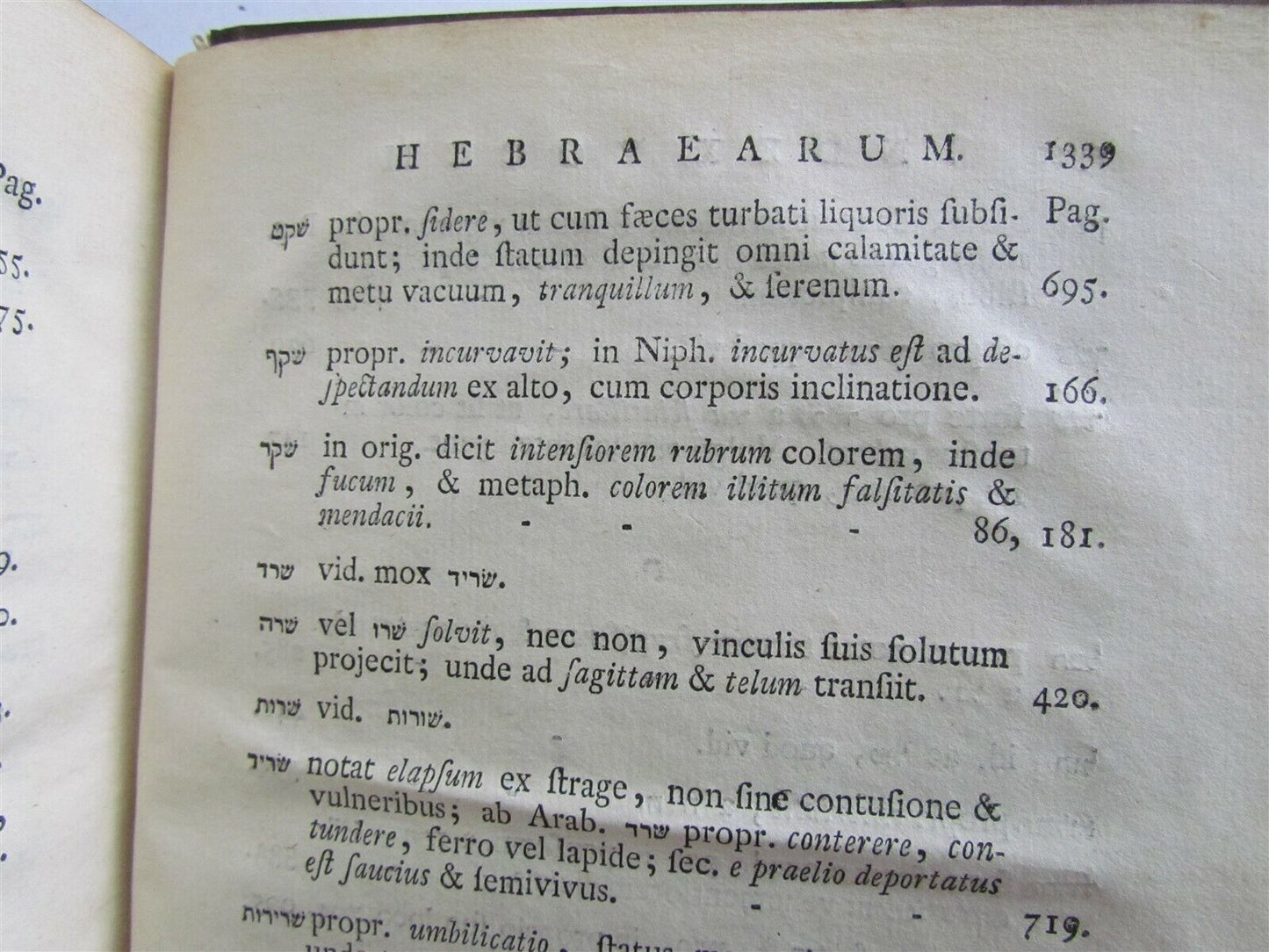 1765 Commentary on Prophet Jeremia by HERMAN VENEMA antique VELLUM BINDING v.II