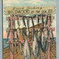 WILDWOOD ON THE SEA GOOD FISHING VINTAGE POSTCARD