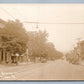 ASHLAND PA 7th.- E. CENTRE STS. OLD CARS ANTIQUE REAL PHOTO POSTCARD RPPC