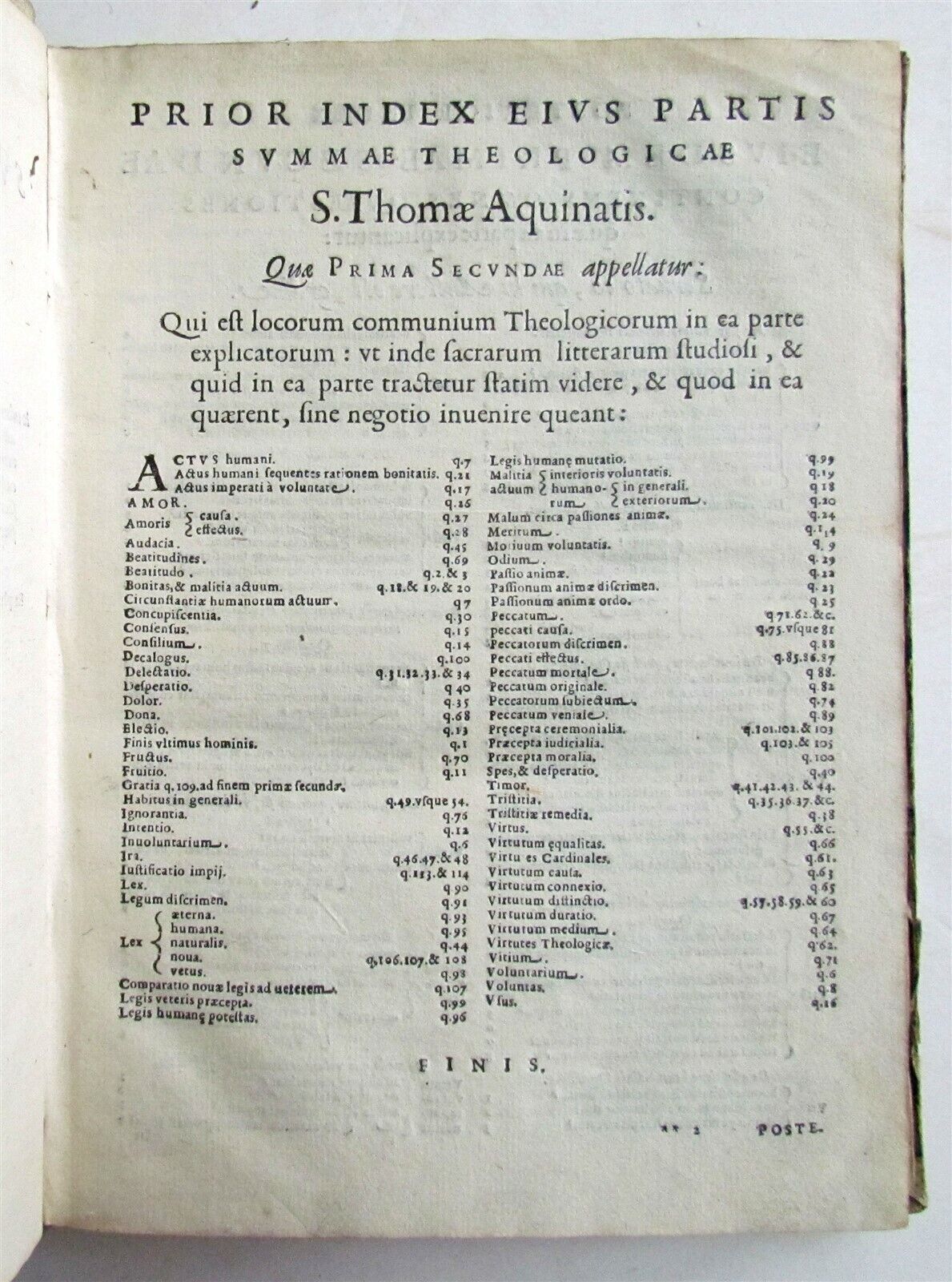 1585-86 5 VOLUMES THOMAS AQUINAS antique Summa totius Theologiae