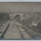 TRAIN WRECK ANTIQUE REAL PHOTO POSTCARD RPPC railroad railway