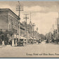 PENN YAN NY KNAPP HOTEL & MAIN STREET ANTIQUE POSTCARD