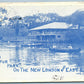 GOLDEN SPUR PARK on NEW LONDON EAST LYME ST. RAILWAY CT 1907 ANTIQUE POSTCARD