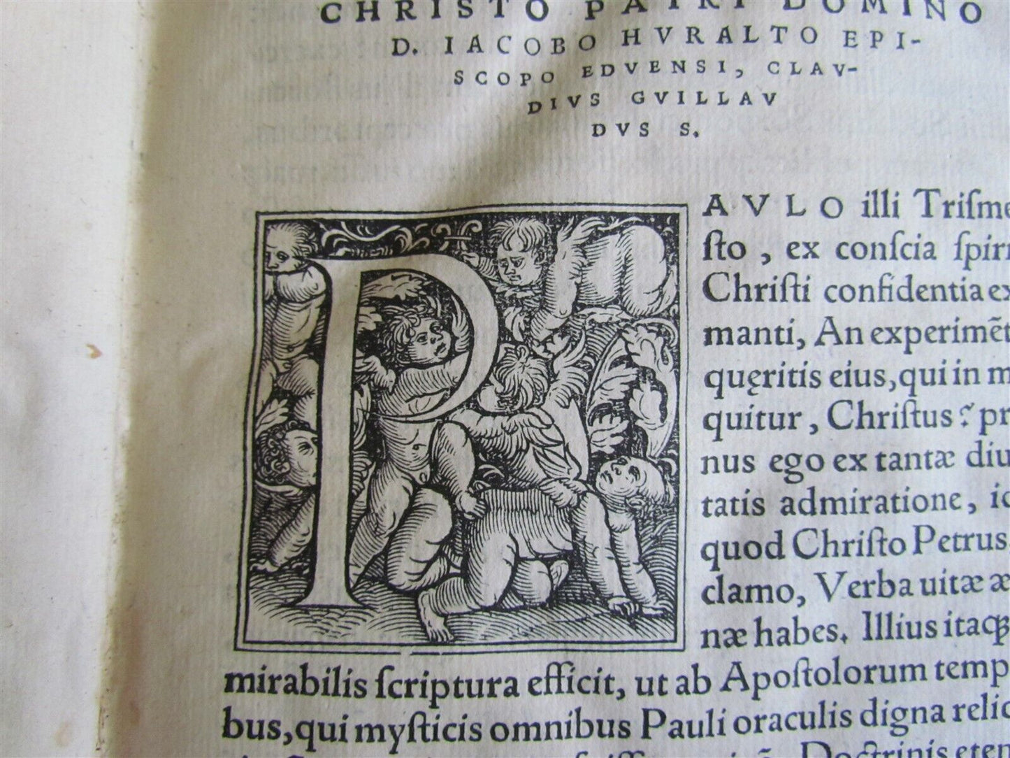 1542 Exegesis of the Corpus Paulinum by Claude Guilliaud 16th CENTURY antique