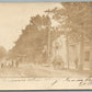 HUGHESVILLE PA MAIN SO. ANTIQUE REAL PHOTO POSTCARD RPPC