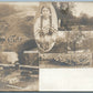 AMERICAN INDIAN KENDRICK IDAHO VIEWS 1909 ANTIQUE REAL PHOTO POSTCARD RPPC