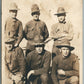 MEXICAN WAR ERA AMERICAN SOLDIERS ANTIQUE REAL PHOTO POSTCARD RPPC