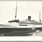 STEAMBOAT ACADIA VINTAGE REAL PHOTO POSTCARD RPPC