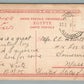 EGYPT PORT SAID A LA RECHERCHE ANTIQUE POSTCARD