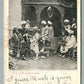 EGYPT CAFE ARABE AU CAIRE ANTIQUE POSTCARD