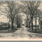 MARSHFIELD HILLS MA MAIN STREET ANTIQUE POSTCARD