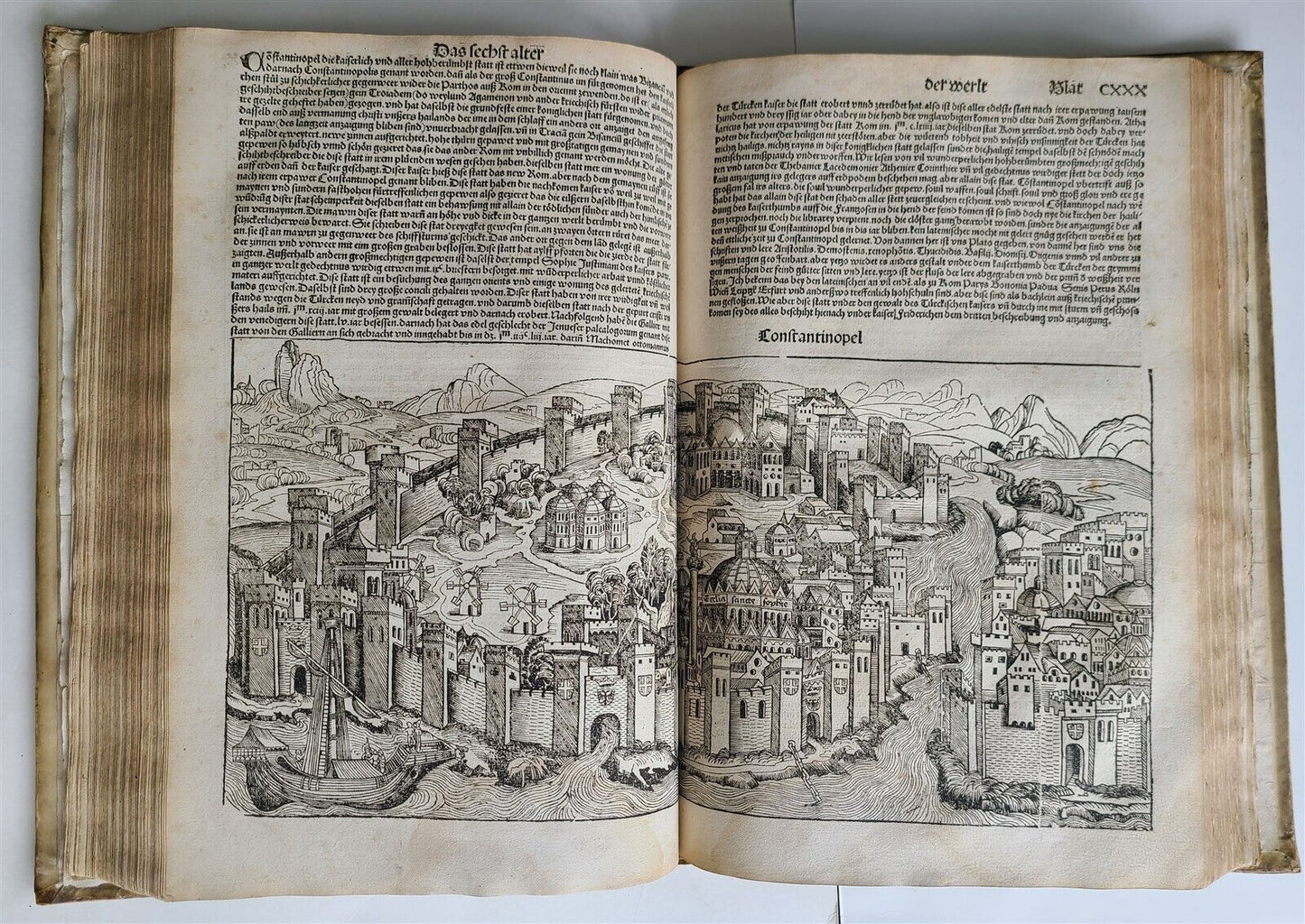 1493 NUREMBERG CHRONICLE antique INCUNABULA Liber chronicarum HARTMANN SCHEDEL