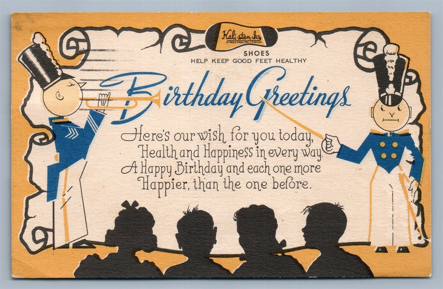 ALLENTOWN BETHLEHEM EASTON READING SHOEMAN ADVERTISING VINTAGE POSTCARD