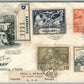 BARBADOS to GEORGIA USA FIRST DAY of ISSUE 1949 VINTAGE COVER w/ STAMPS