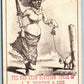 BLACK AMERICANA NEWARK NJ RED STAR CLOTHING HOUSE ANTIQUE ADVERTISING VICTORIAN TRADE CARD