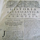 1734 VELLUM BOUND ANTIQUE FOLIO R.P. ALEXANDRI HISTORIA ECCLESIASTICA Vol. 7